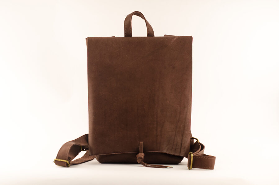 Kvadr.Mugursoma tumši brūna