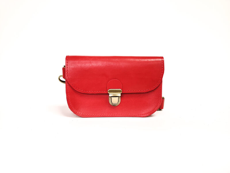 Jostas soma pusaplis sarkana