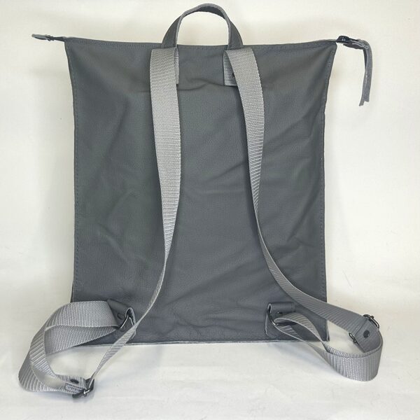 Mīksta mugursoma pelēka