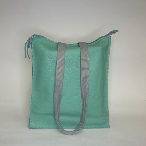 Mīksta mugursoma tirkīza